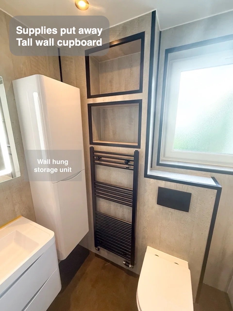 Tall wall cupboard