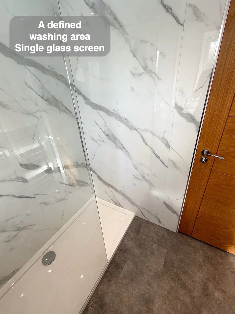 Single glass screen