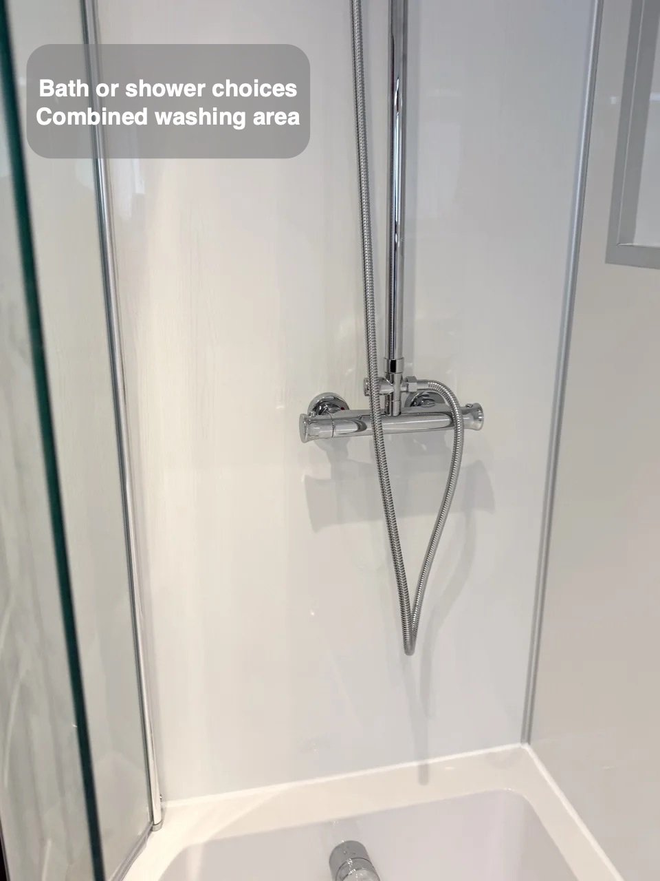 Combined washing area