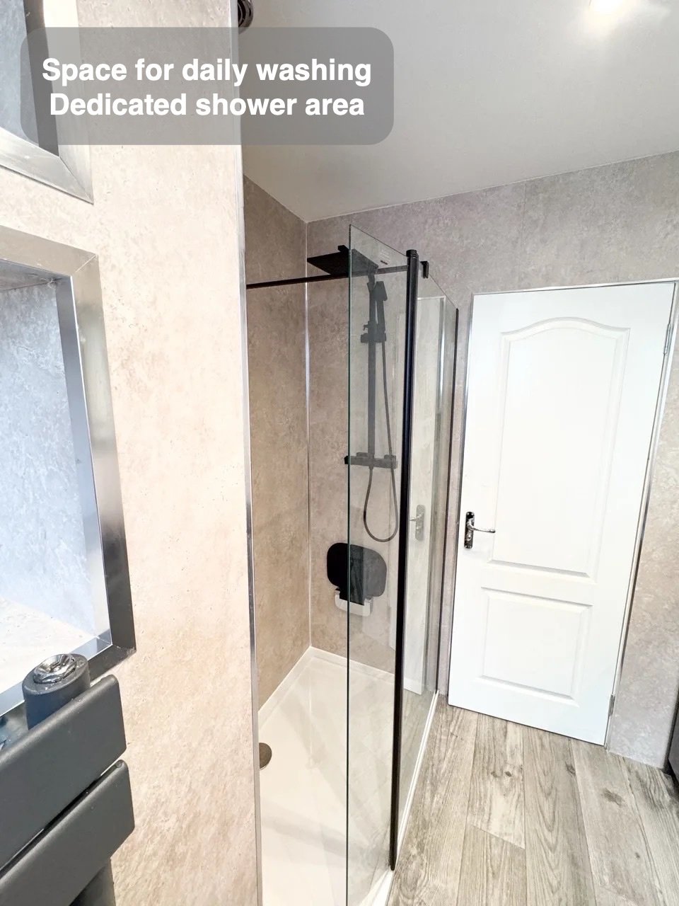 A dedicated place to shower in Mastrick, Aberdeen bathroom