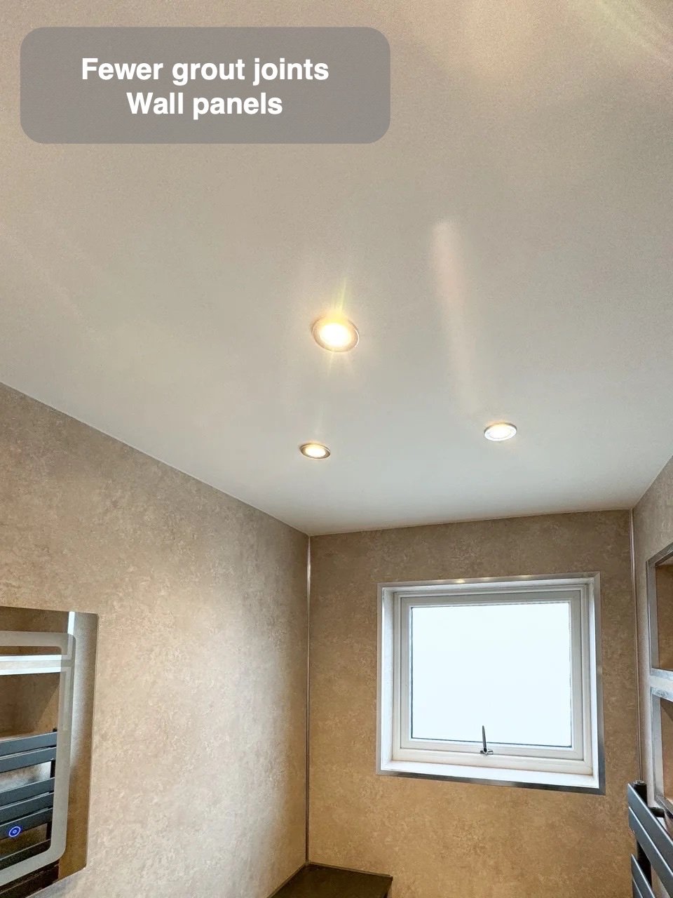 Broad surfaces for ordinary care in Mastrick, Aberdeen bathroom