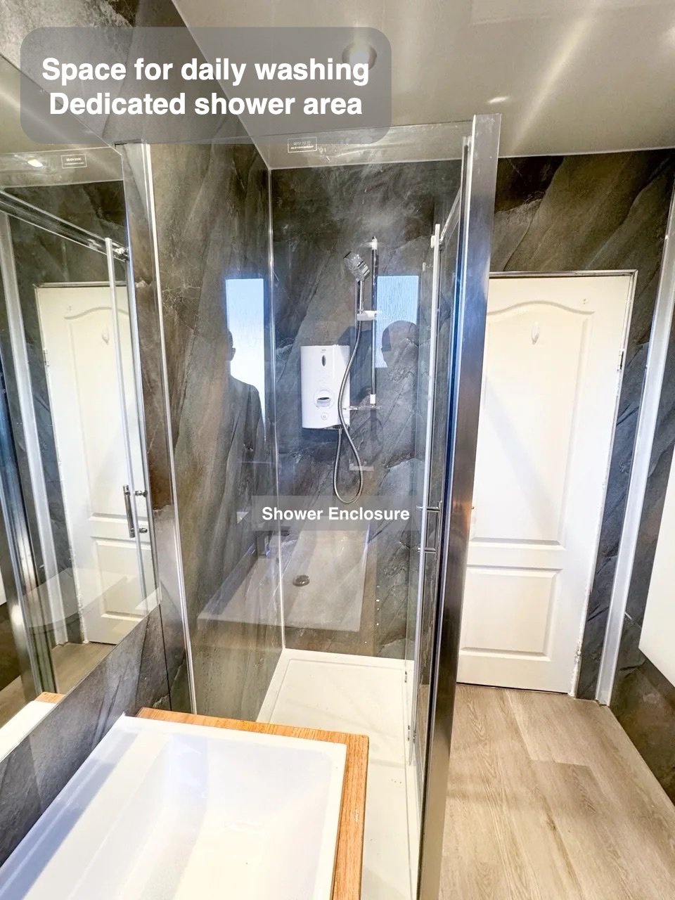 A dedicated place to shower in Mastrick, Aberdeen bathroom