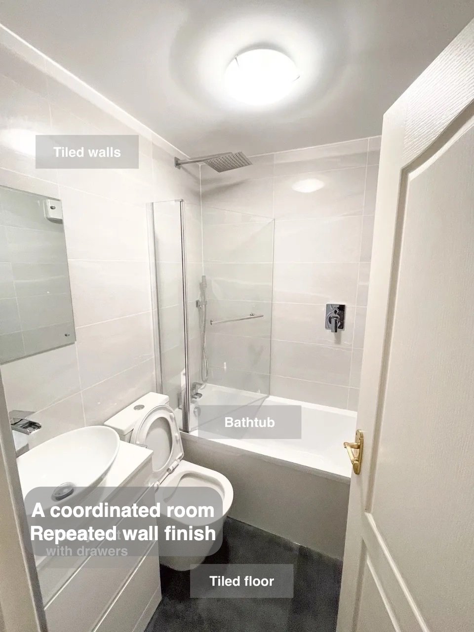 A finish that brings the room together in the completed Danestone, Aberdeen bathroom