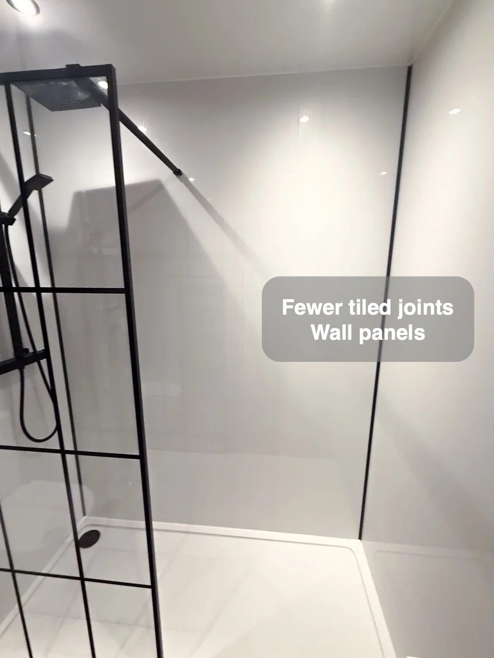 Finishes that join the room together in the completed Stonehaven bathroom