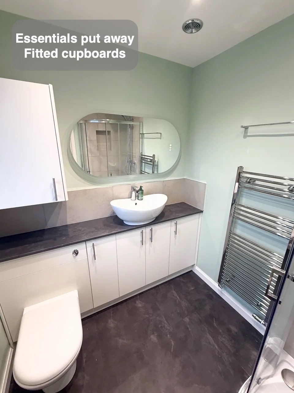 Fitted cupboards