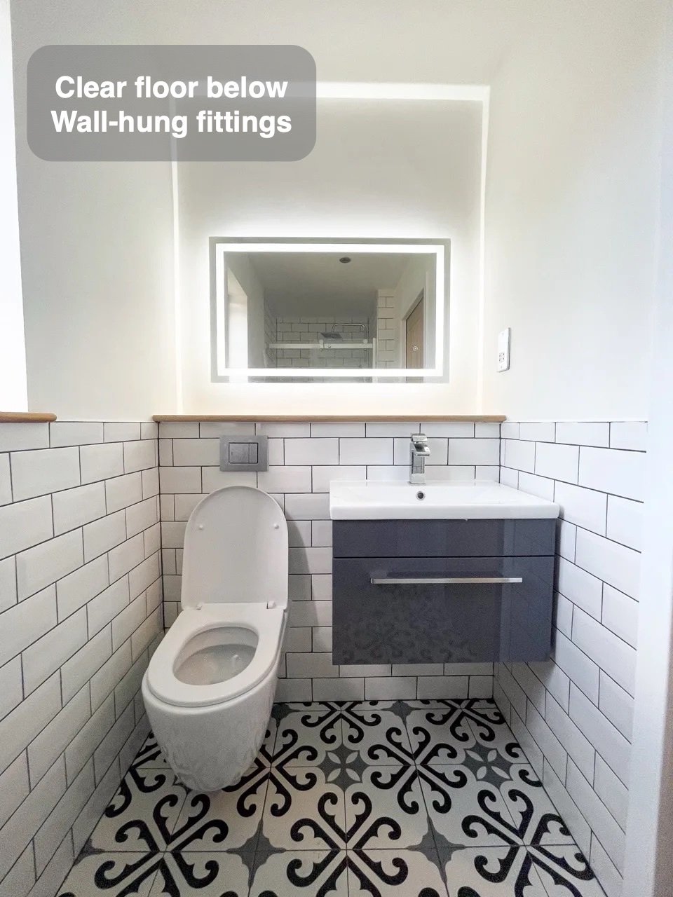 Wall-hung fittings