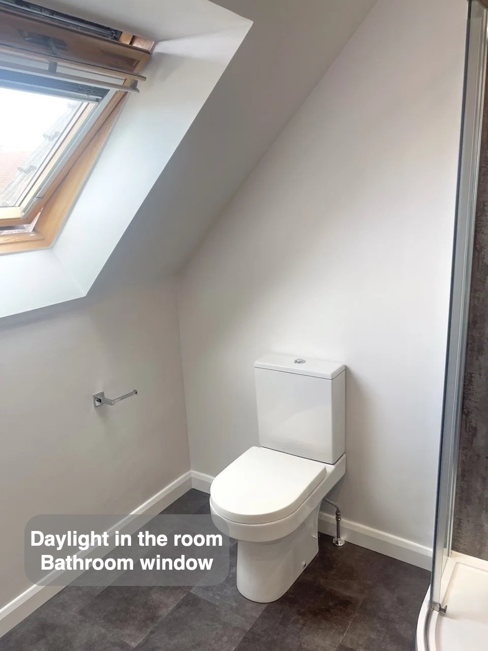 Daylight within the layout in the completed Dyce bathroom