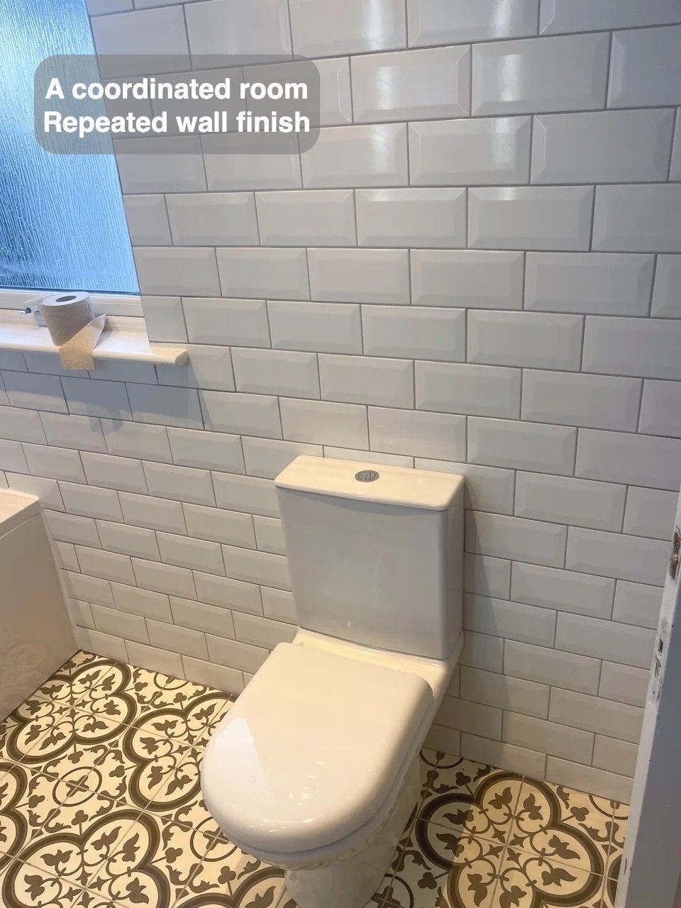 A finish that brings the room together in the completed Bridge of Don bathroom