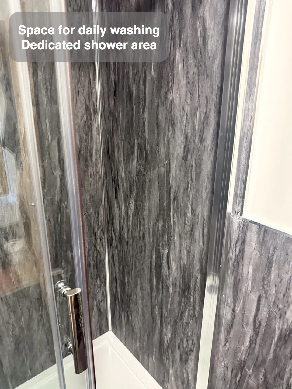 A dedicated place to shower in Aberdeen bathroom