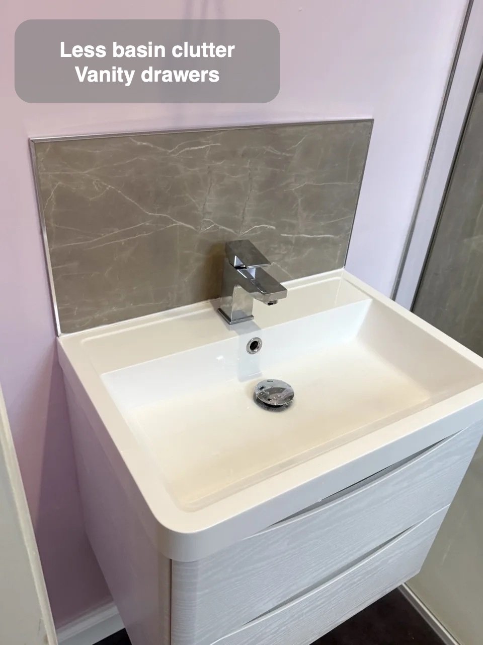 Everyday items close to the basin in Aberdeen bathroom