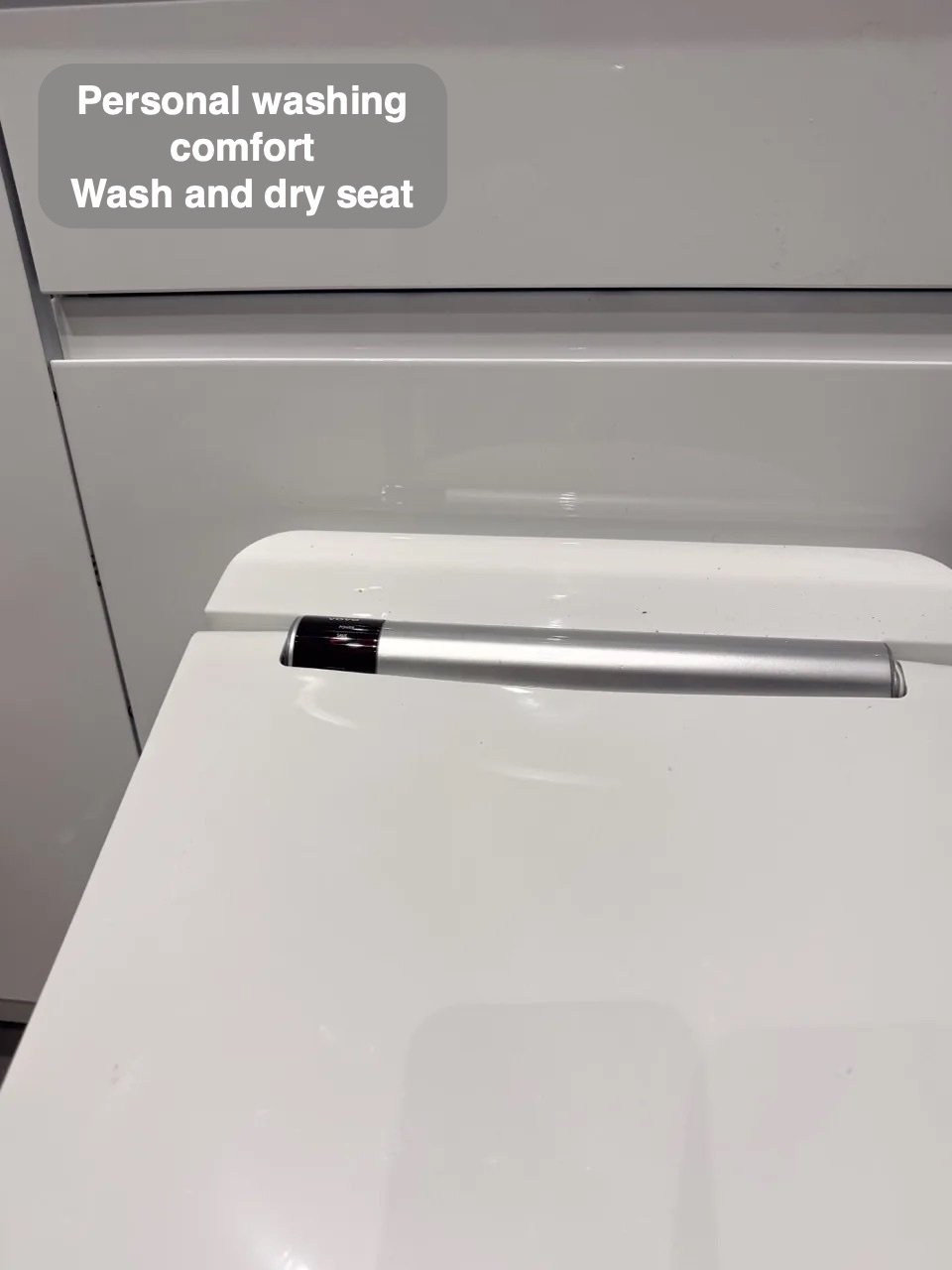 Wash and dry seat
