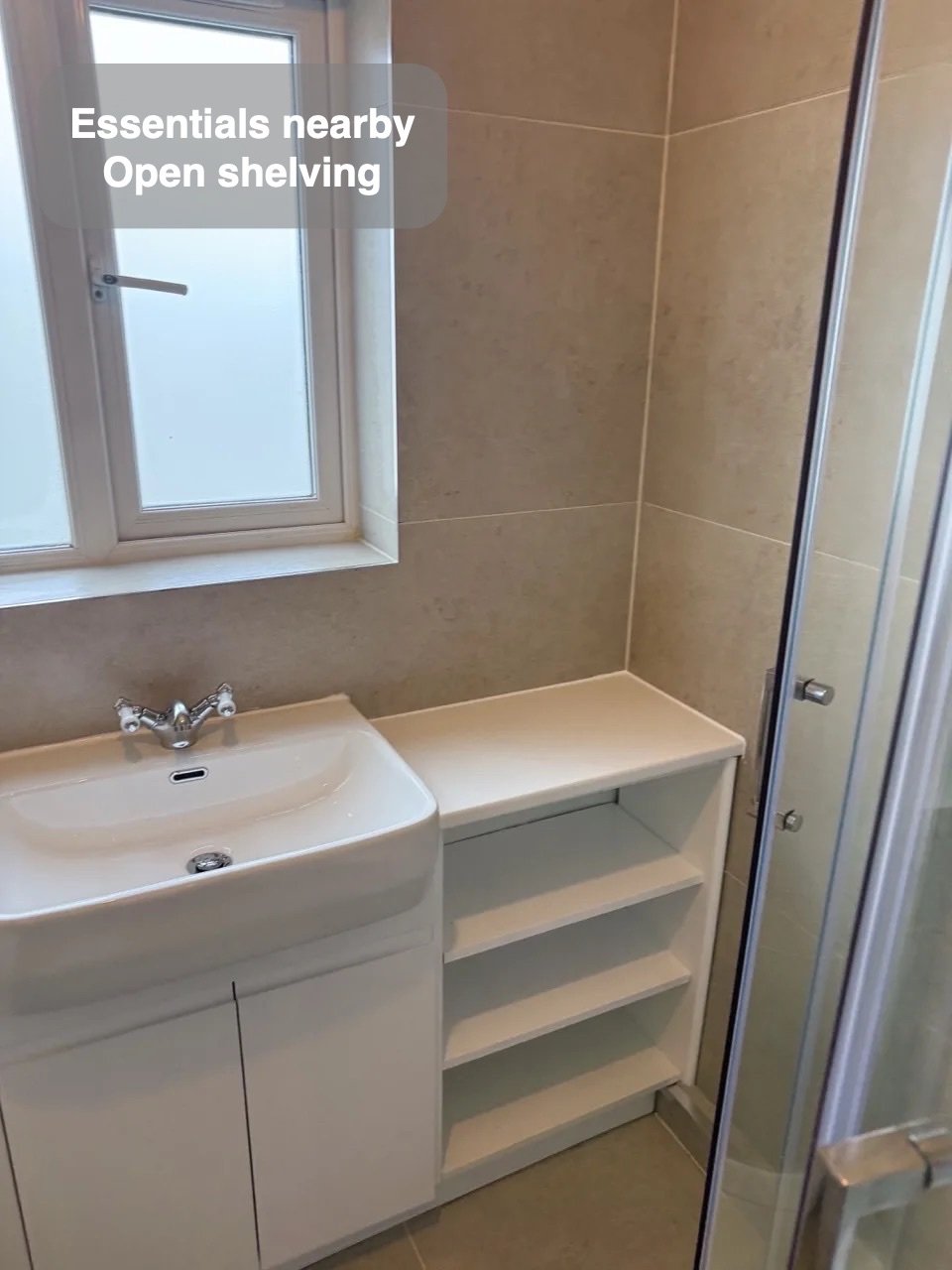 Open shelving