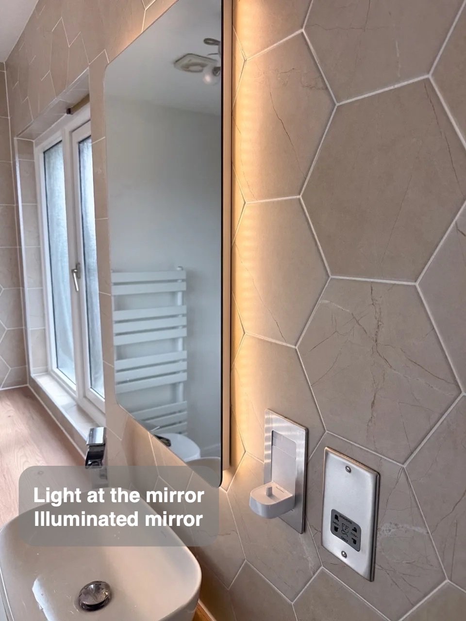Illuminated mirror