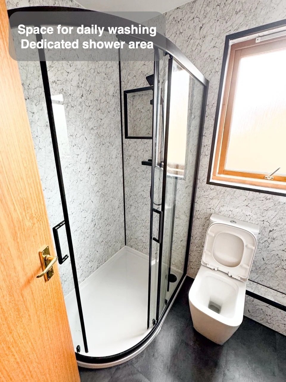 A dedicated place to shower in Balmedie bathroom