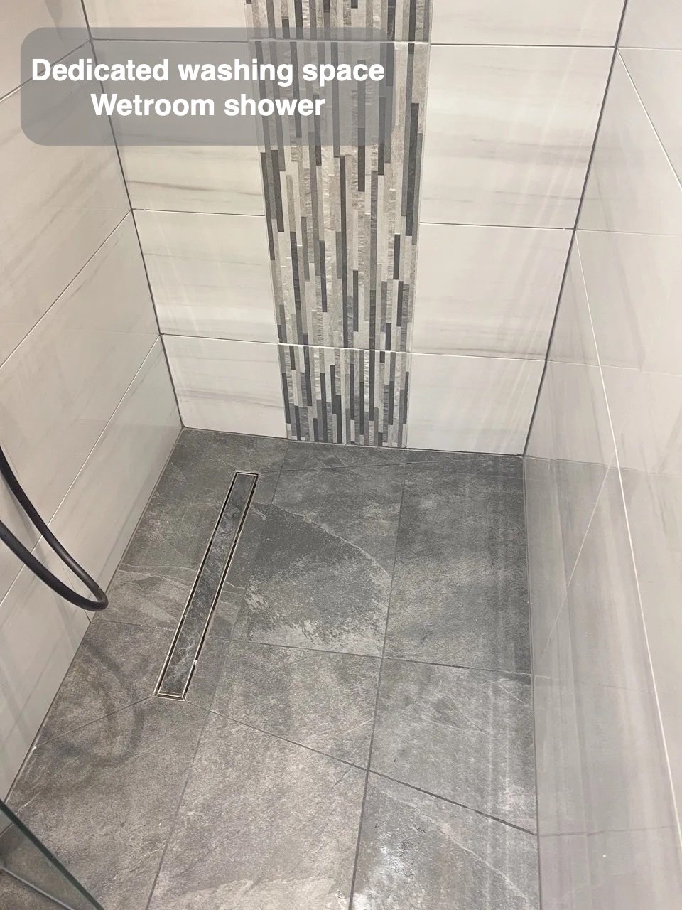 A defined wetroom shower in Ellon bathroom