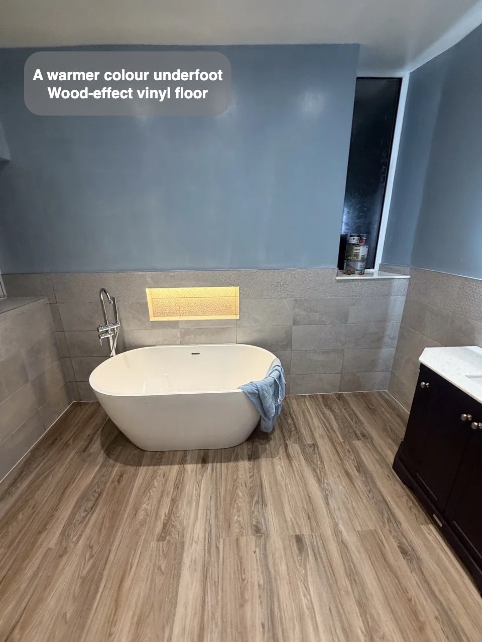 Bath and vinyl click flooring