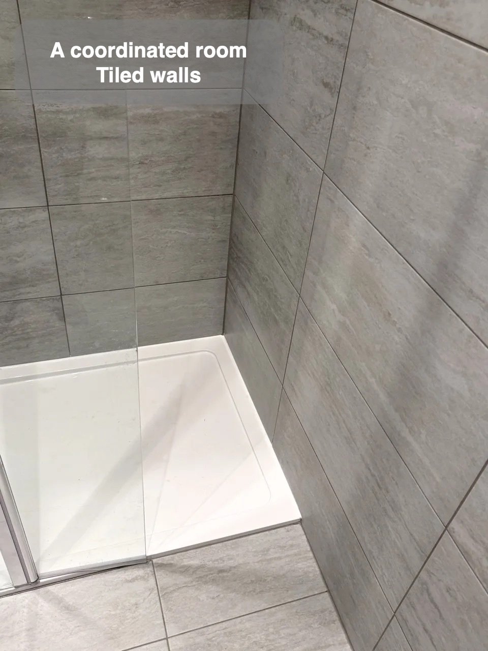 A coordinated tiled finish in Mannofield, Aberdeen bathroom