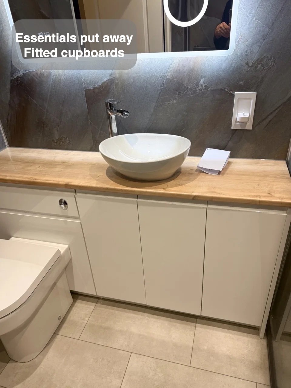 Fitted cupboards