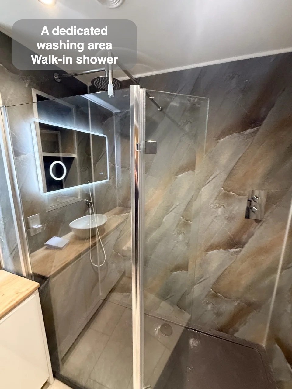 Walk-in shower