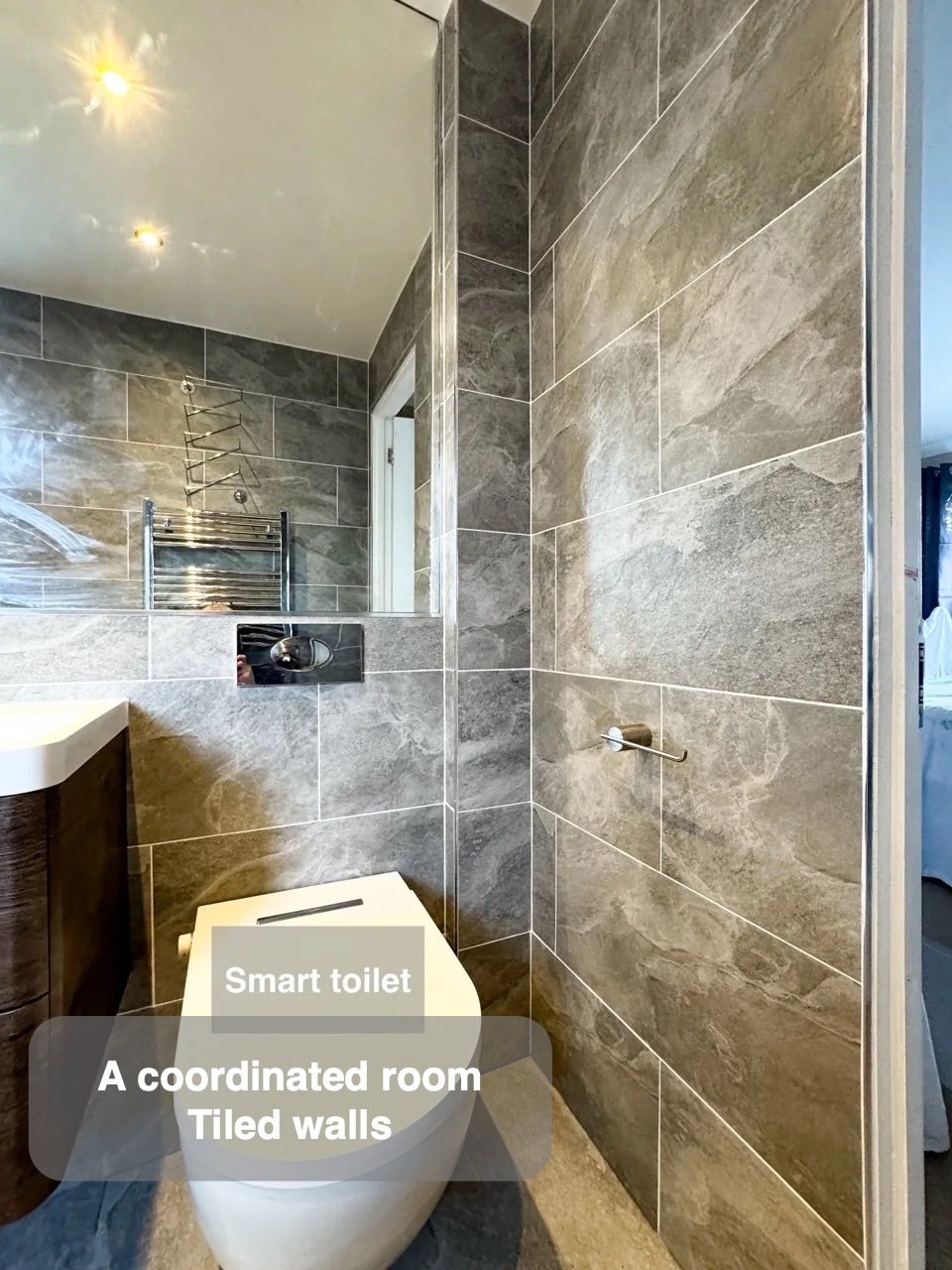 A coordinated tiled finish in Ellon bathroom