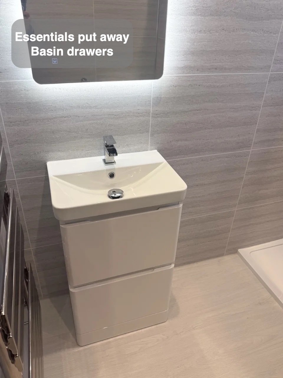 Basin drawers