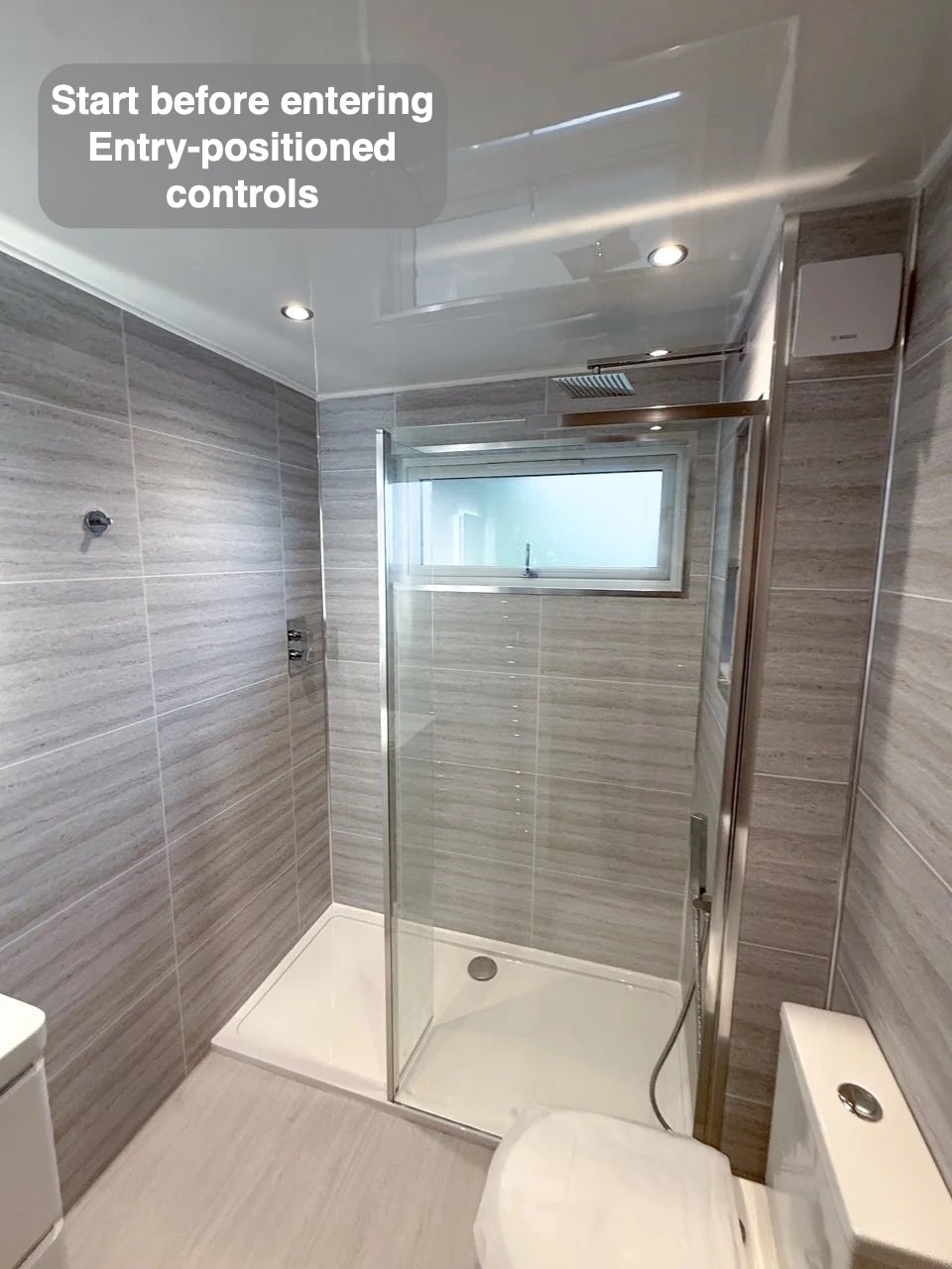 Entry-positioned controls