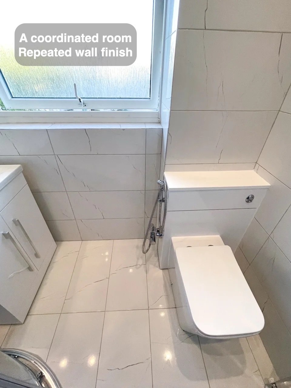 A finish that brings the room together in the completed Rosemount, Aberdeen bathroom