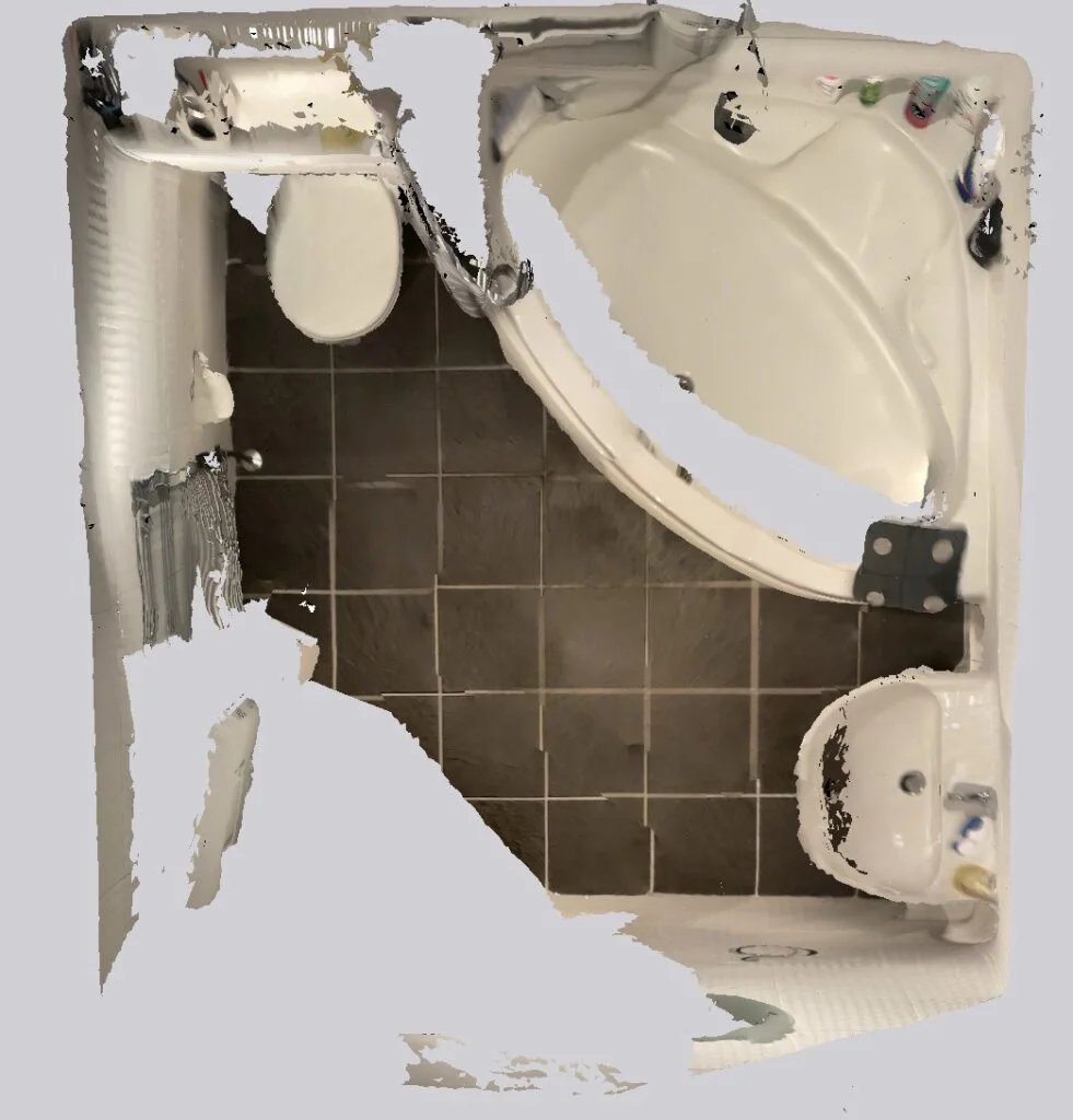 Original room scan — before refurbishment