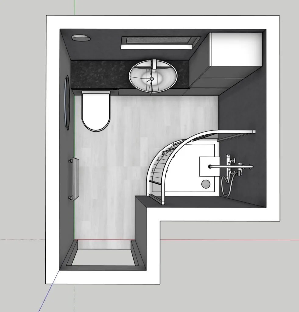 Design layout in Bridge of Don